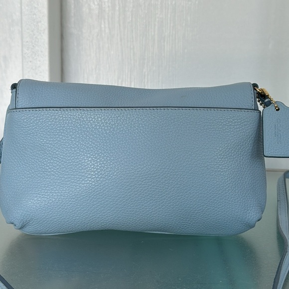 Coach Turnlock Pebbled Leather Crossbody Bag - Picture 5 of 17